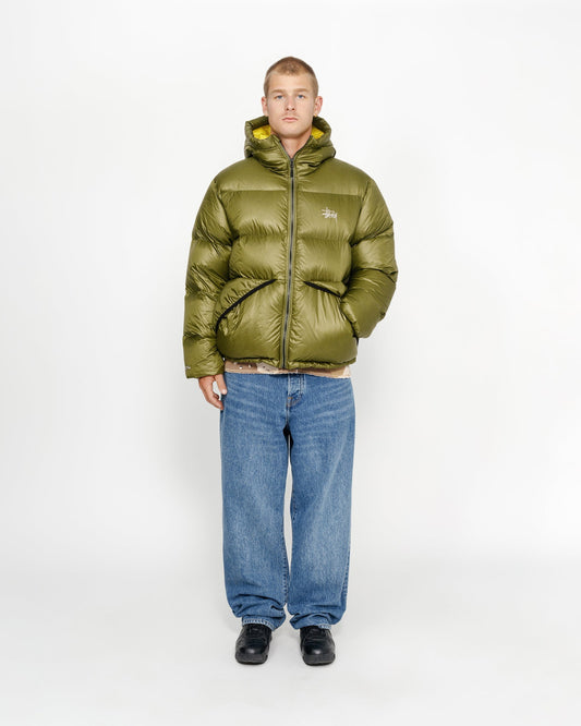 PARKA EN MICRO RIPSTOP REMBOURRÉE DE DUVET