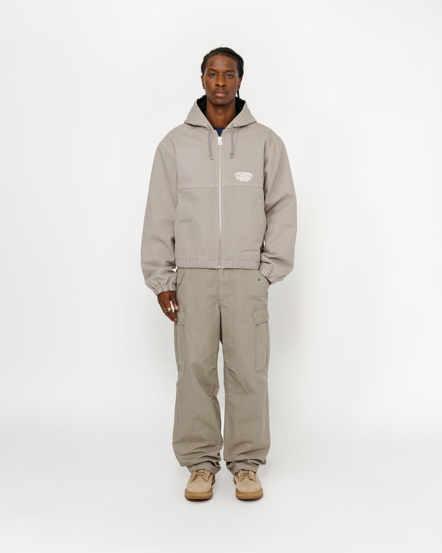 VESTE DE TRAVAIL SURPIQÛRES CONTRASTÉES