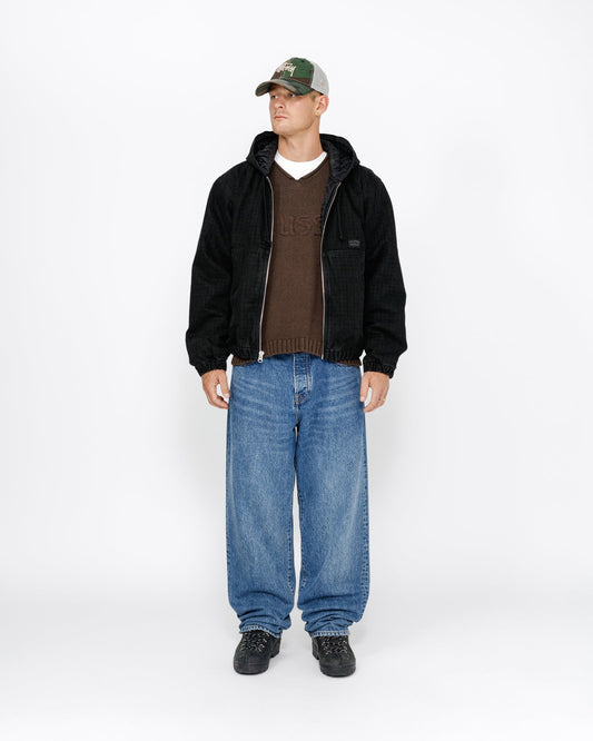 BLOUSON DE TRAVAIL TOILE AIGUILLETÉE