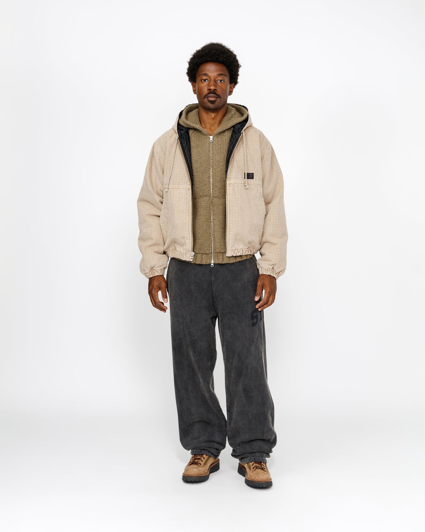 BLOUSON DE TRAVAIL TOILE AIGUILLETÉE