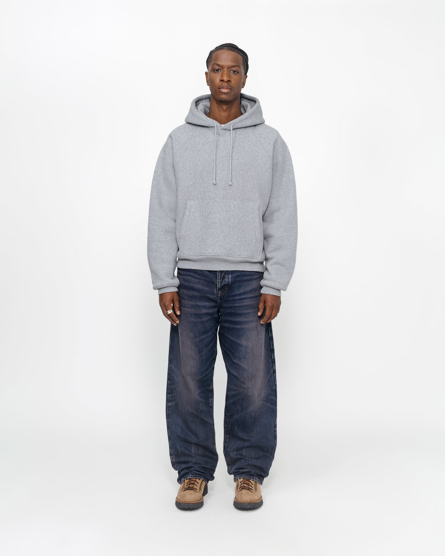 SWEAT À CAPUCHE RAGLAN EN MOLLETON
