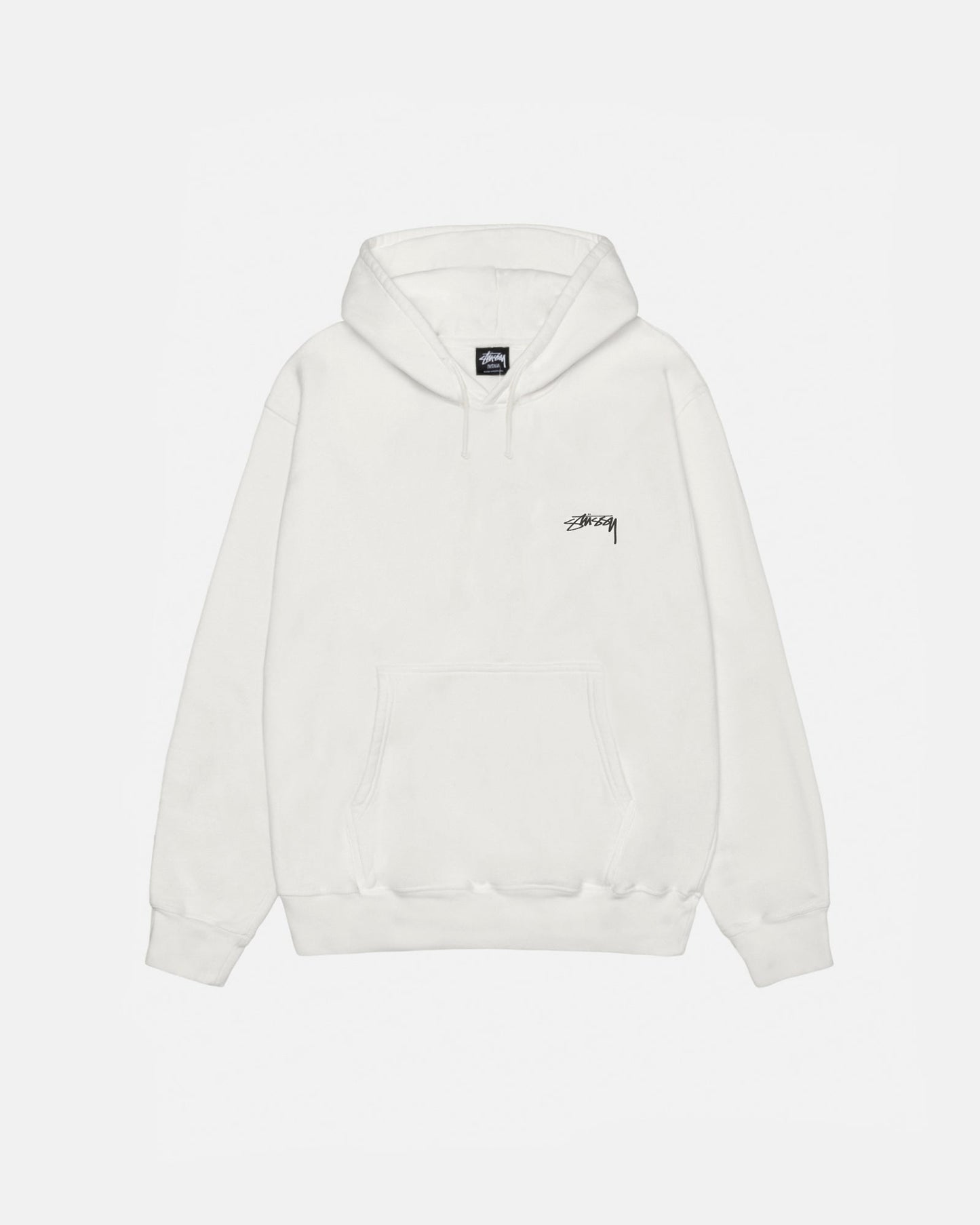 SWEAT À CAPUCHE EN MOLLETON LISSE TEINT EN PIÈCE