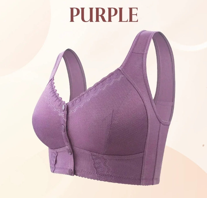 💝Vente flash💝Nouveau Soutien-gorge respirant à fermeture avant extensible 2024 pour seniors