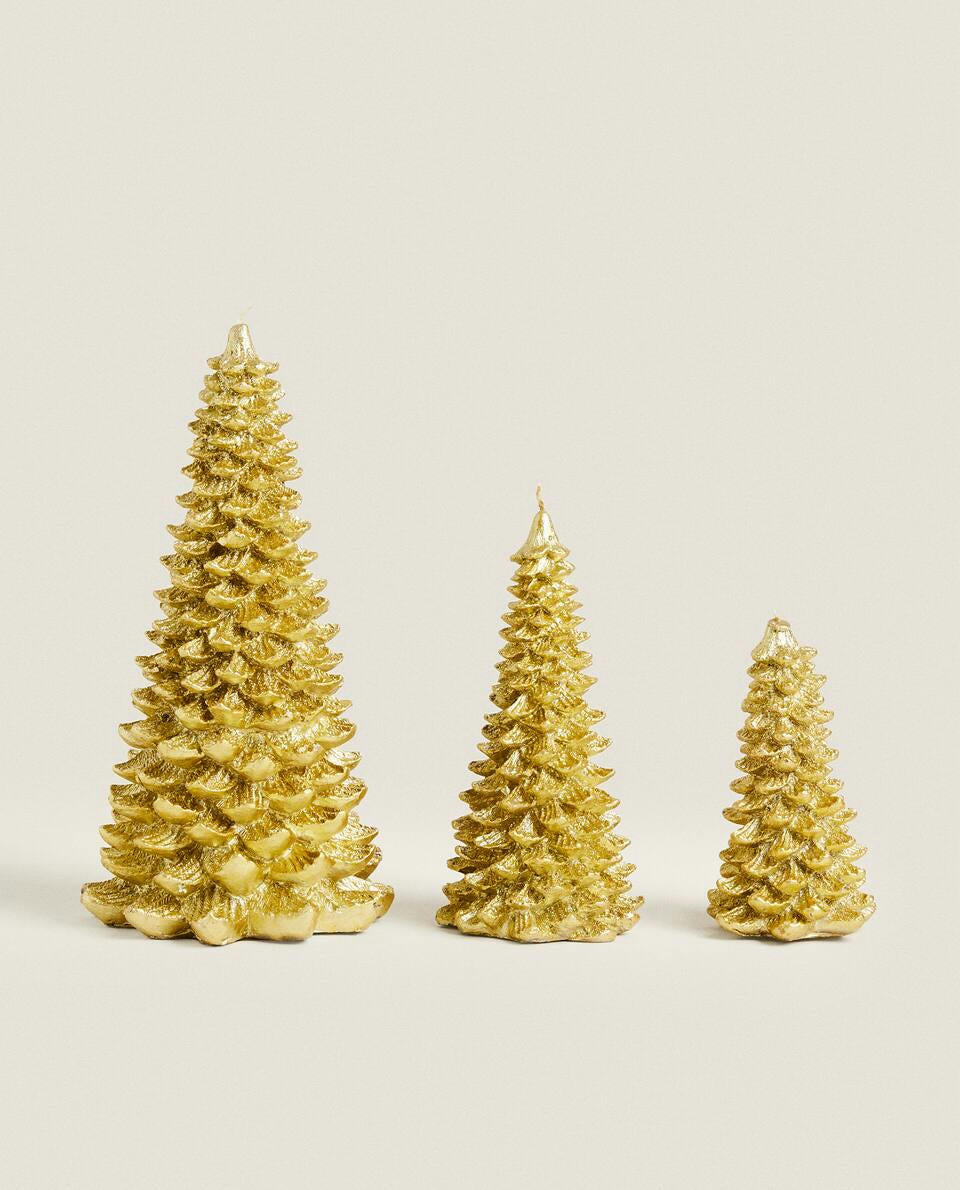 CHRISTMAS TREE DECORATIVE CANDLE