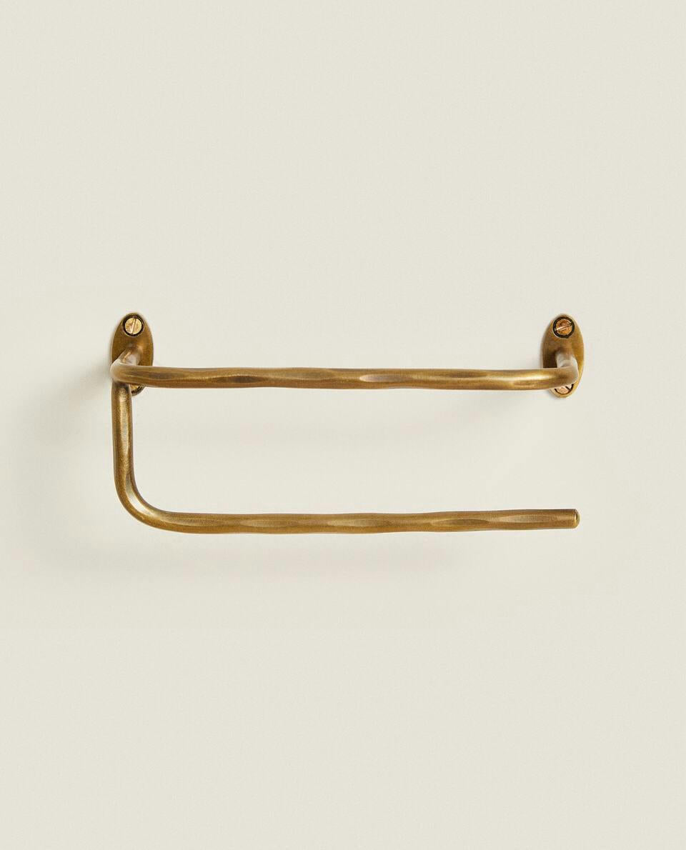 GOLDEN TOILET ROLL HOLDER