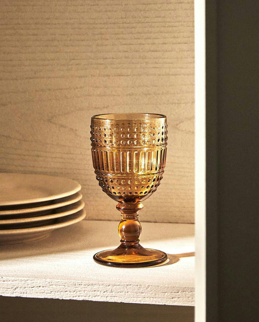 RAISED DESIGN GLASS