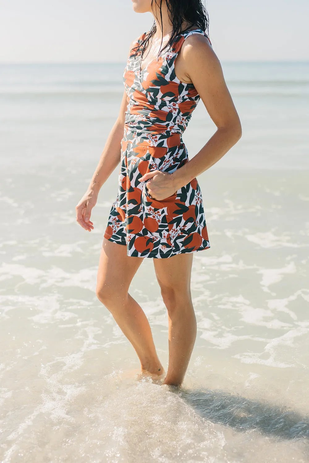 Bade-Jumpsuit Integrierter BH👙Herausnehmbare BH-Körbchen