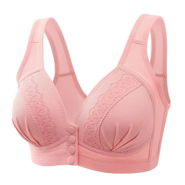 💕ACHETEZ-EN 1, OBTENEZ-EN 2 GRATUITS💕-Soutien-gorge en coton respirant et doux pour la peau à boutons sur le devant 2023