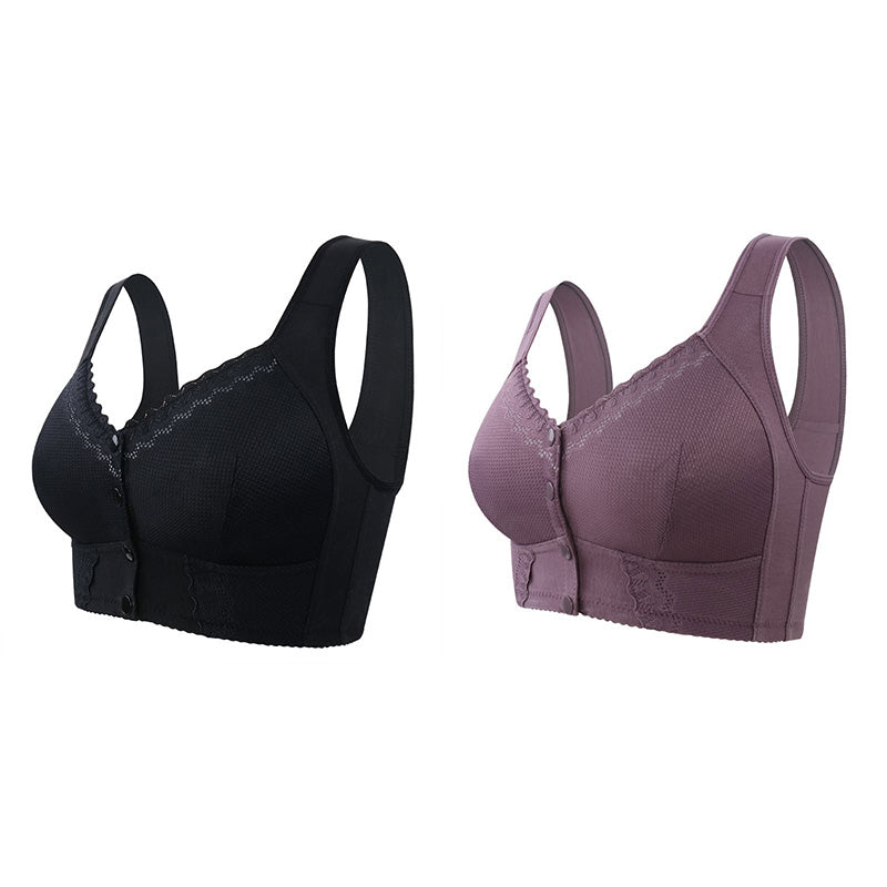💝Vente flash💝Nouveau Soutien-gorge respirant à fermeture avant extensible 2024 pour seniors